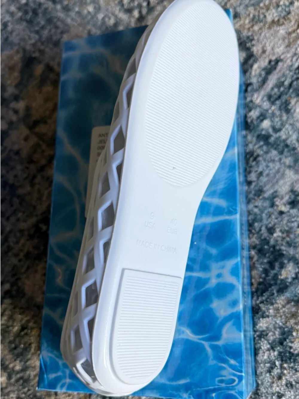 Jeffrey Campbell White Lattice Slip-On Flats - Picture 4 of 7